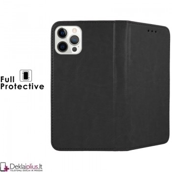 Telone grynos odos dėklas - juodas (telefonui Apple Iphone 13 Pro Max)